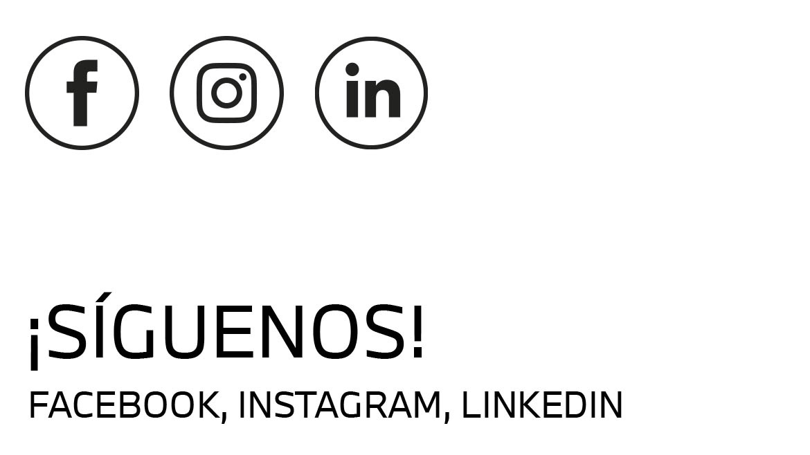 ¡Síguenos! Redes Sociales